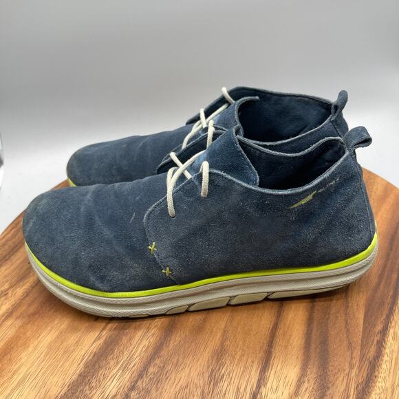 Altra Mens Desert Chukka Boots Mens 11.5 Blue Suede Leather Casual Walking - Picture 3 of 8